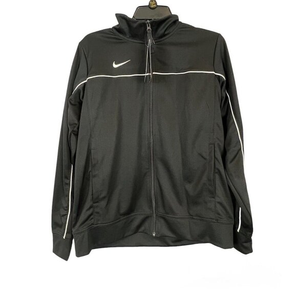 Nike Women's Full Zip Dri-Fit Rivalry Jacket Black Size Medium - Picture 1 of 9